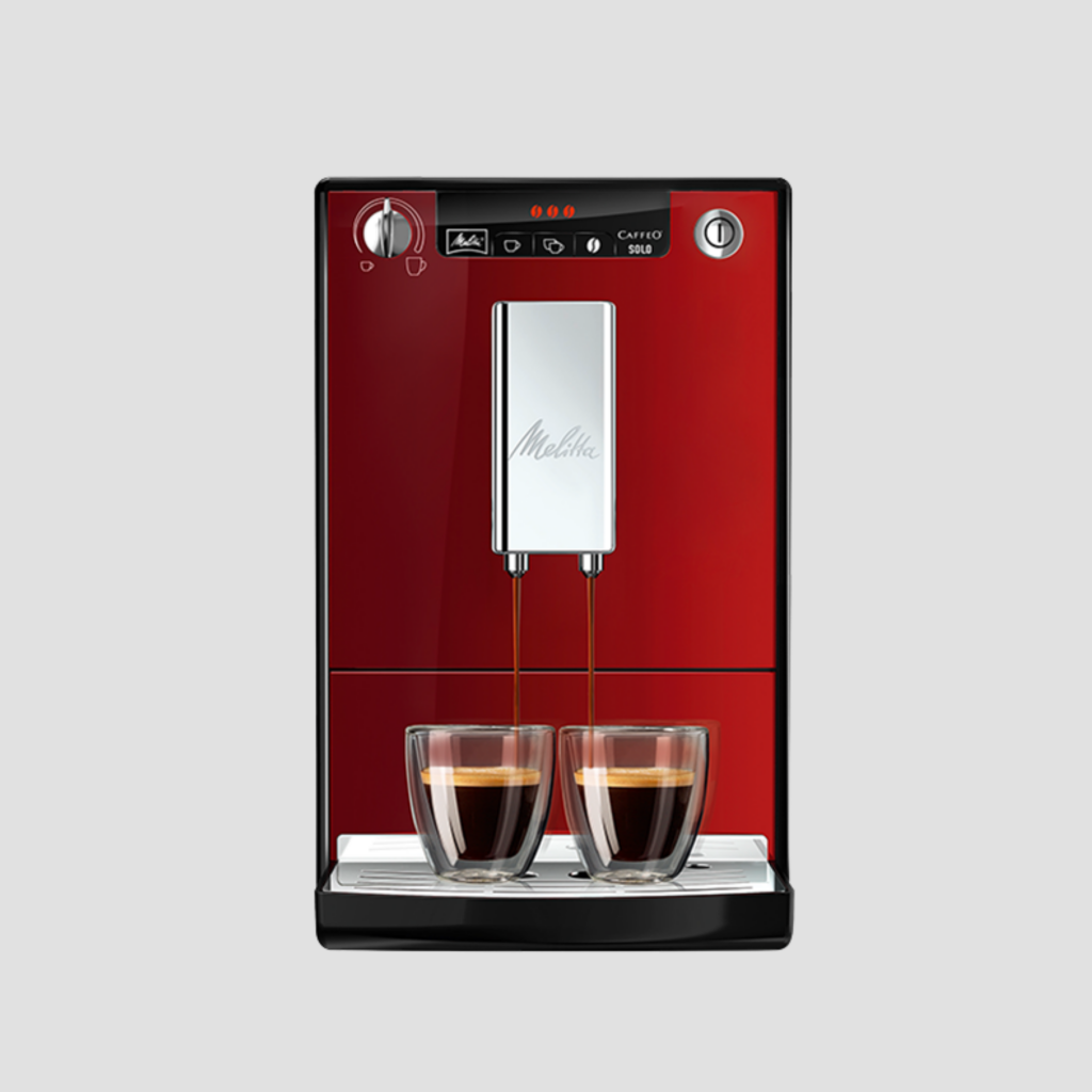 Máy pha cà phê tự động Caffeo Solo màu đỏ